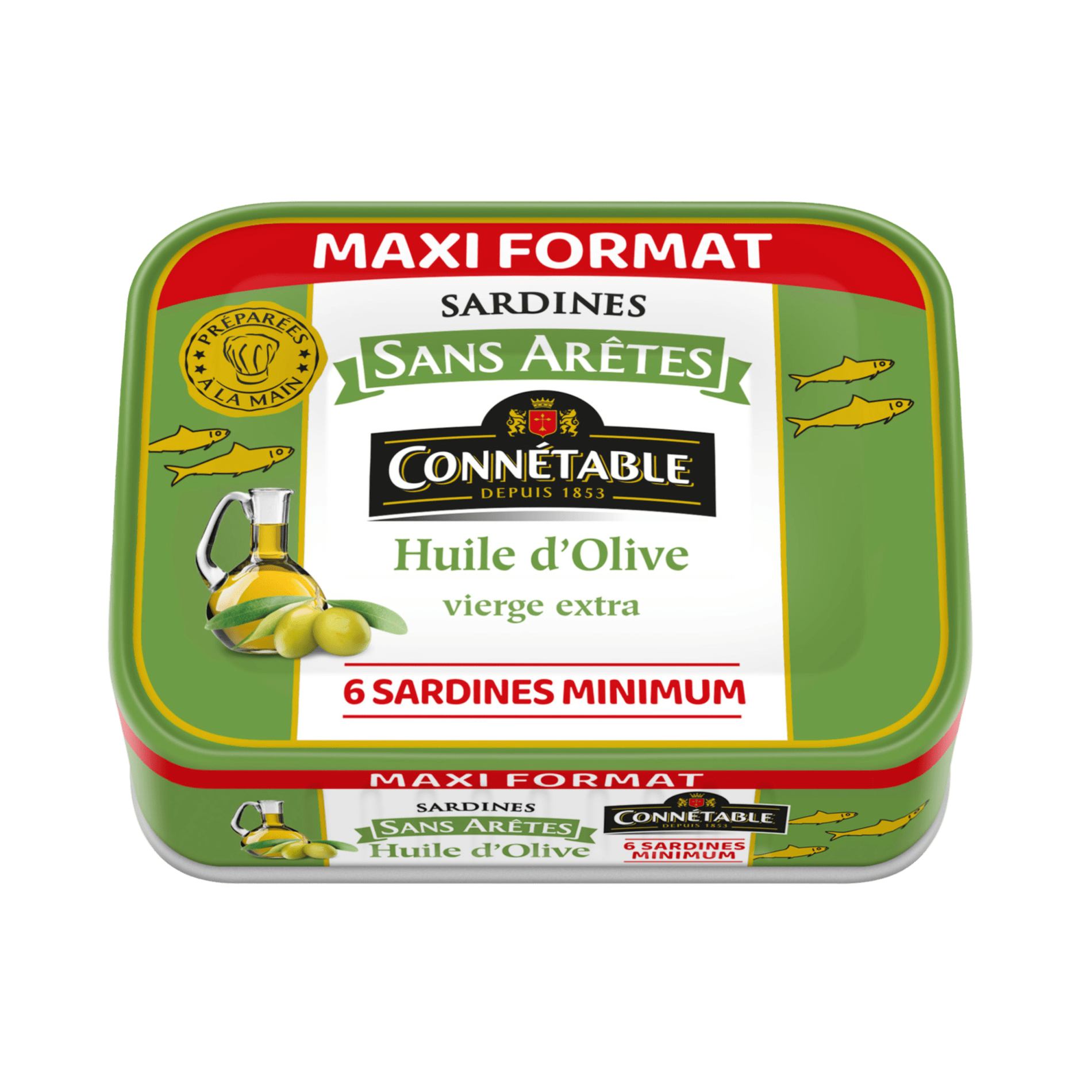 Sardines Sans Ar Tes Maxi Format Lhuile Dolive Conn Table