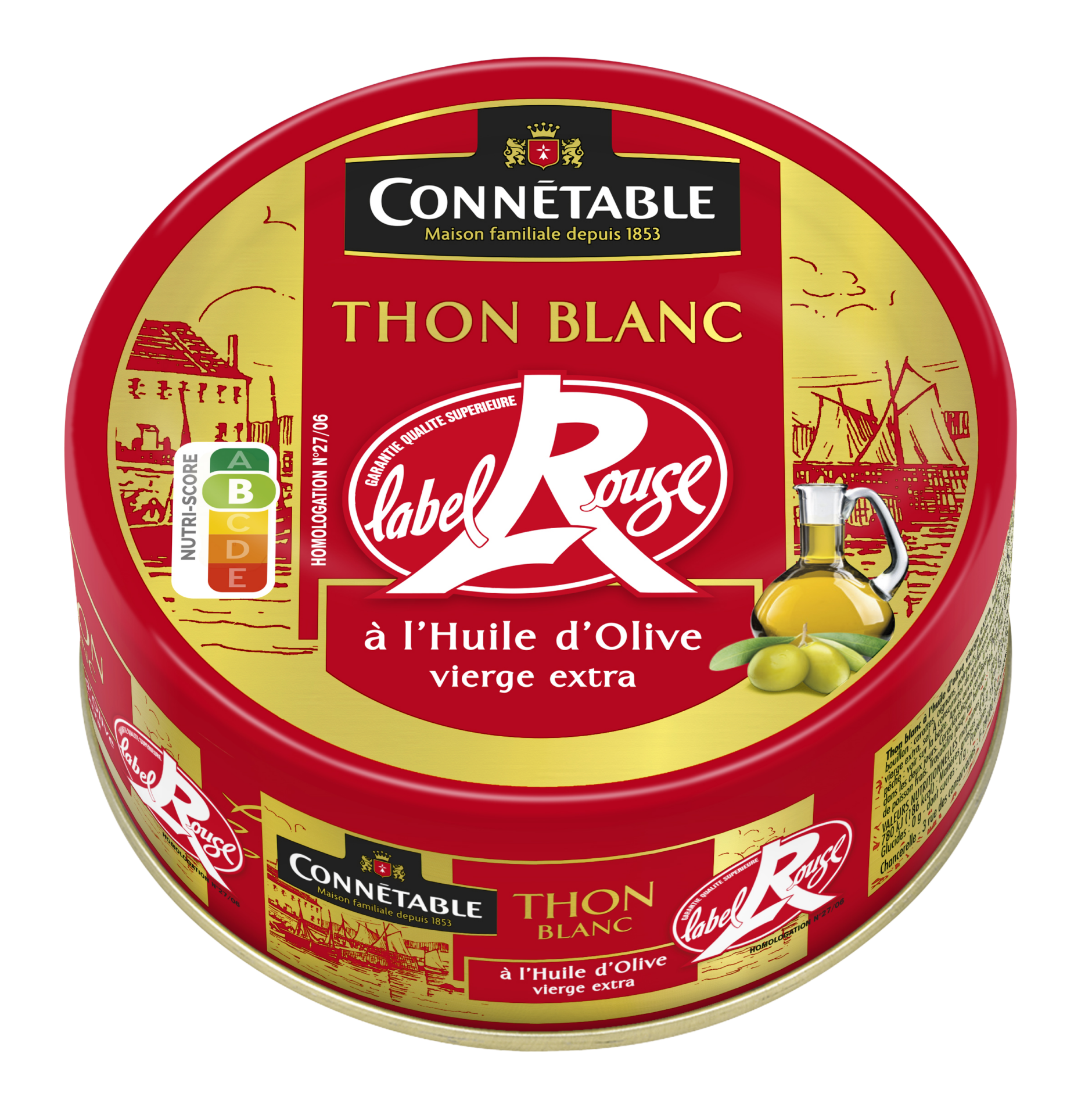 Thon blanc Germon Label Rouge, à l'huile d'olive