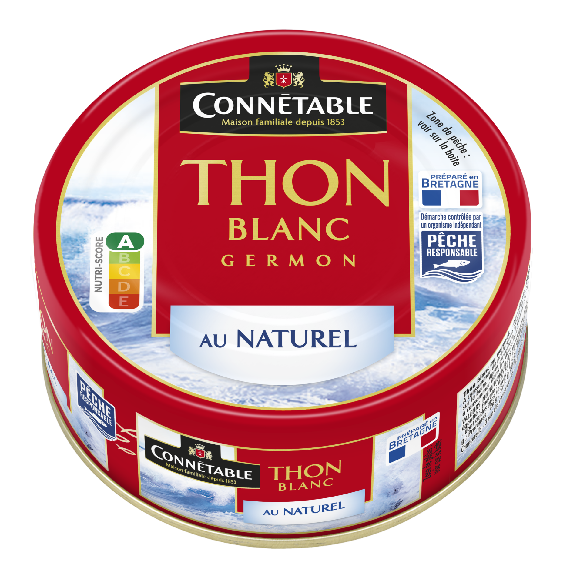 Thon blanc Germon Pêche Responsable, au naturel