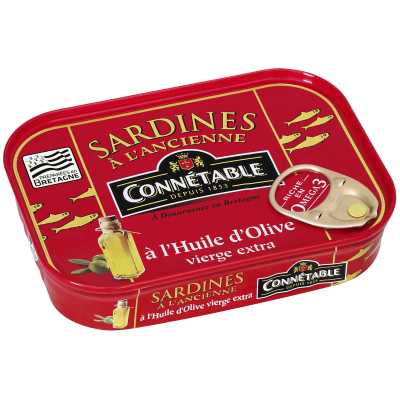 Sardines, à l’huile d’olive vierge extra