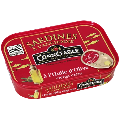 Sardines, à l’huile d’olive vierge extra