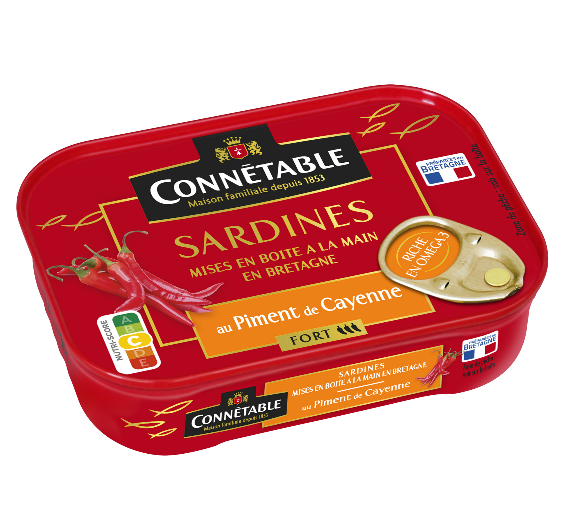 Sardines, au Piment de Cayenne