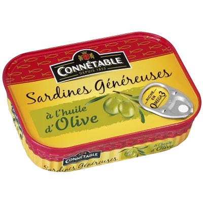 Sardines Généreuses, à l’huile d’olive