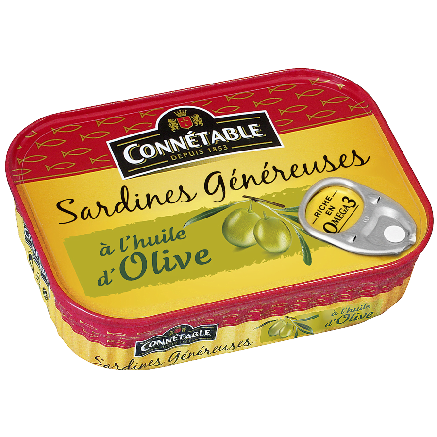 Sardines Généreuses, à l’huile d’olive