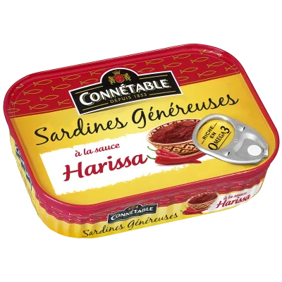 Sardines Généreuses, à la sauce Harissa