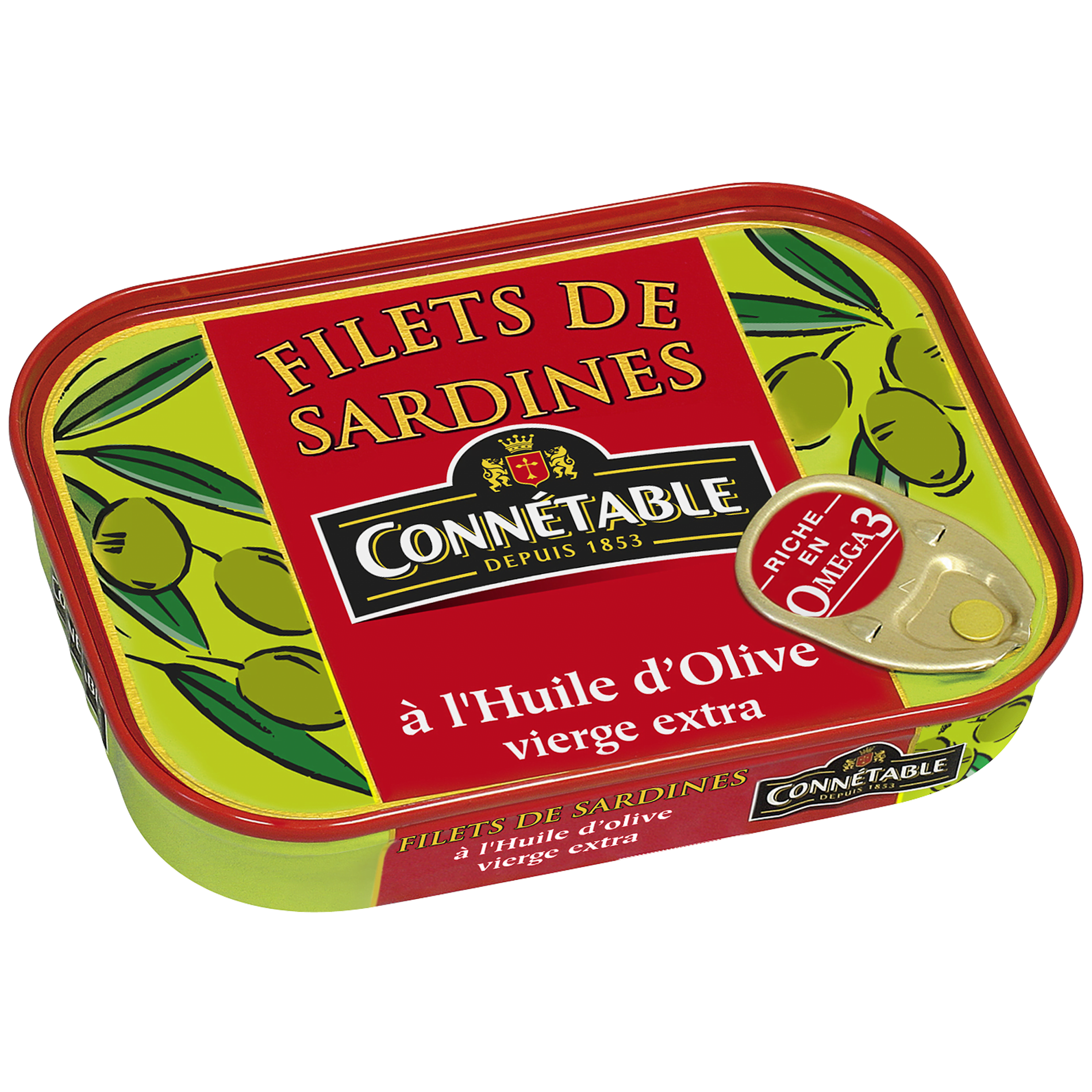 Filets de sardines, à l'huile d'olive vierge extra