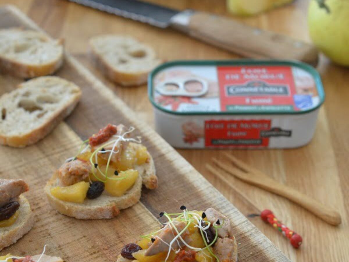 Tartines Délice de foie de morue, avocat et radis - Connétable