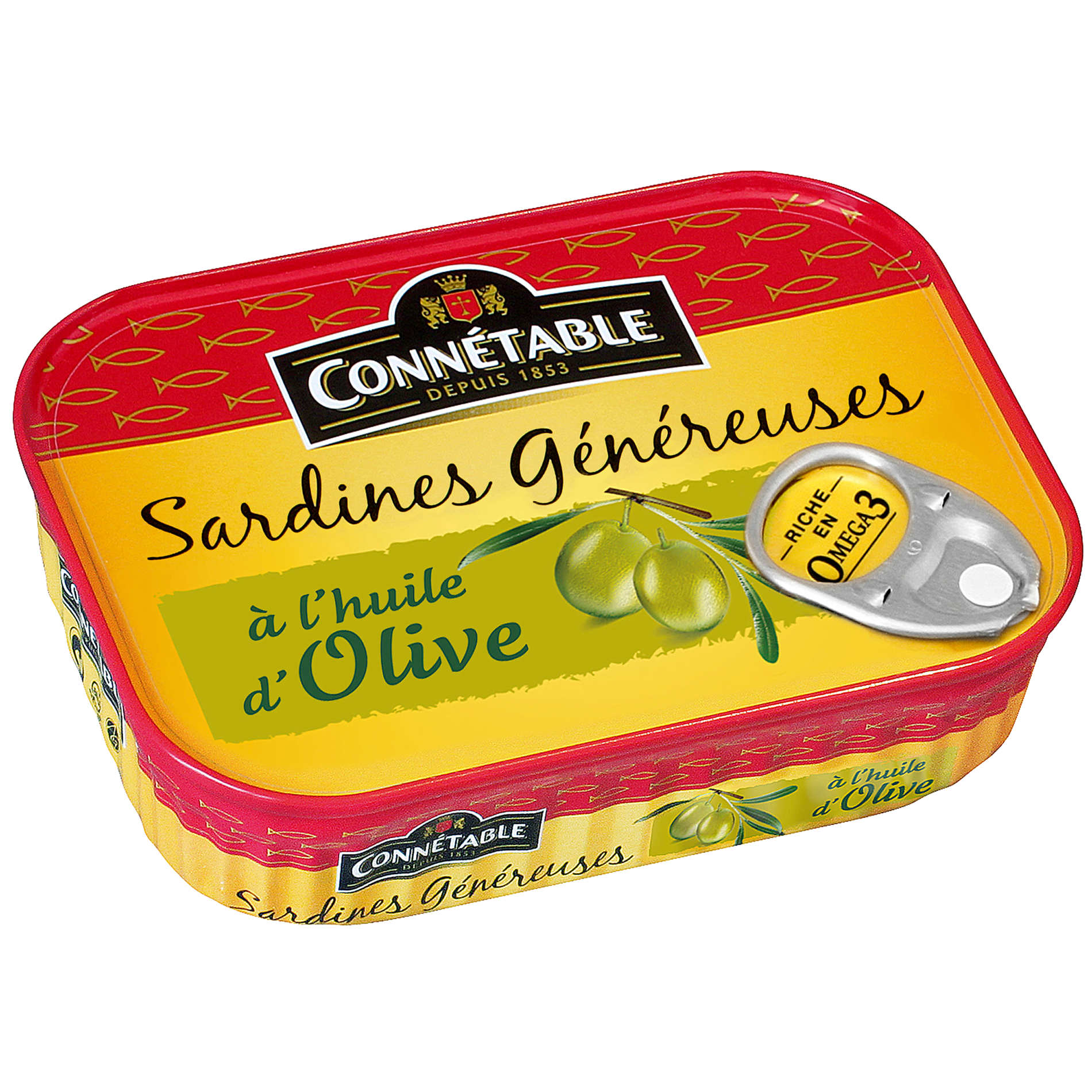 Sardines Généreuses, à l'huile d'olive vierge extra