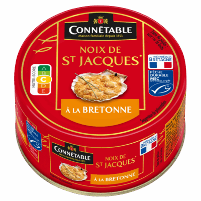 Noix de St Jacques, à la bretonne