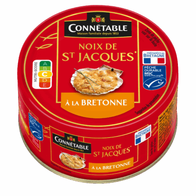 Noix de St Jacques, à la bretonne