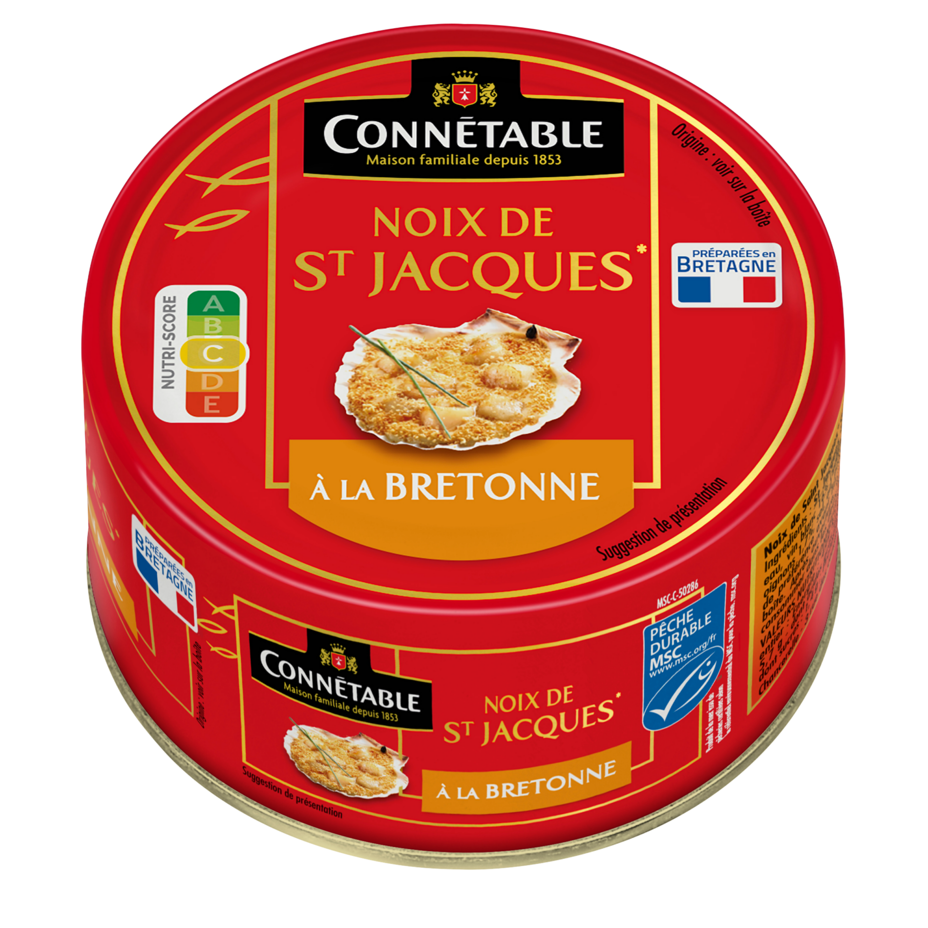 Noix de St Jacques, à la bretonne