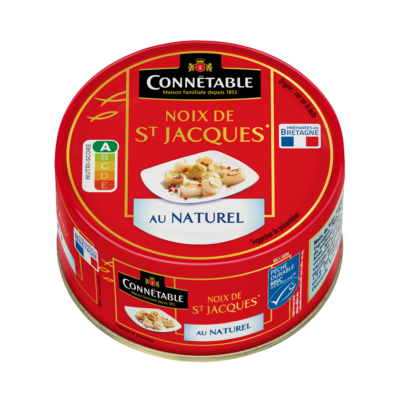 Noix de St Jacques, au naturel