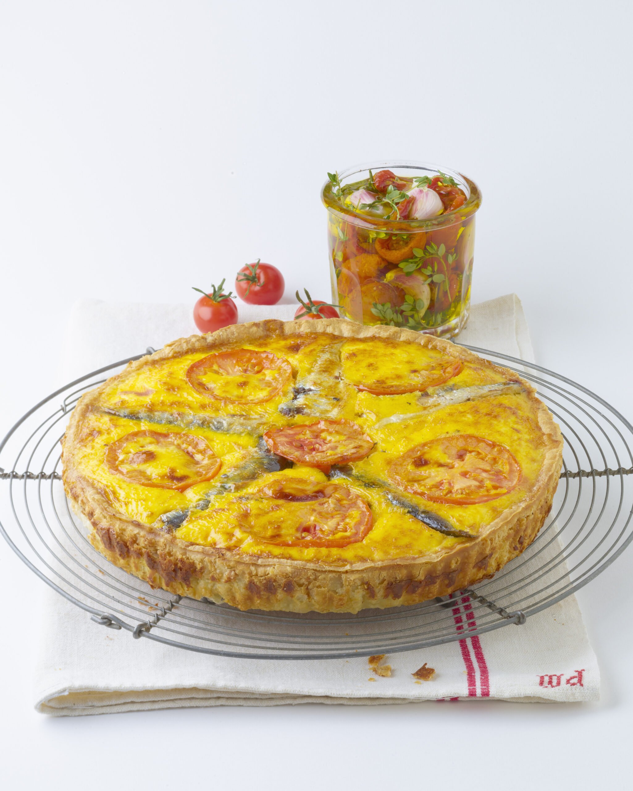 SUMMER QUICHE AND ITS SARDINE STAR Connétable