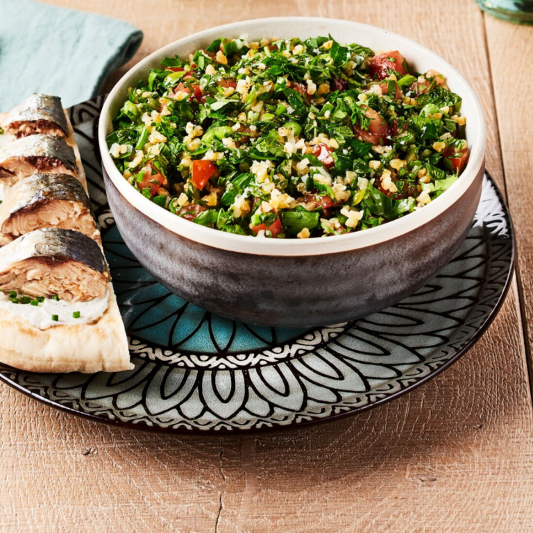 LEBANESE TABBOULEH WITH CONNÉTABLE BONELESS SARDINES IN EXTRA VIRGIN OLIVE OIL - Connétable