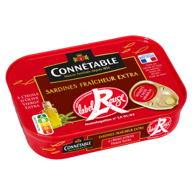 Sardines à l'ancienne Label Rouge, à l'huile d'olive vierge extra