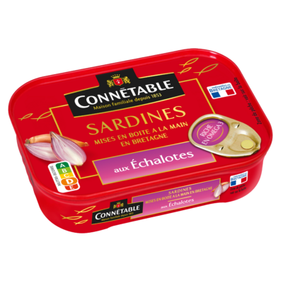 Sardines, aux échalotes