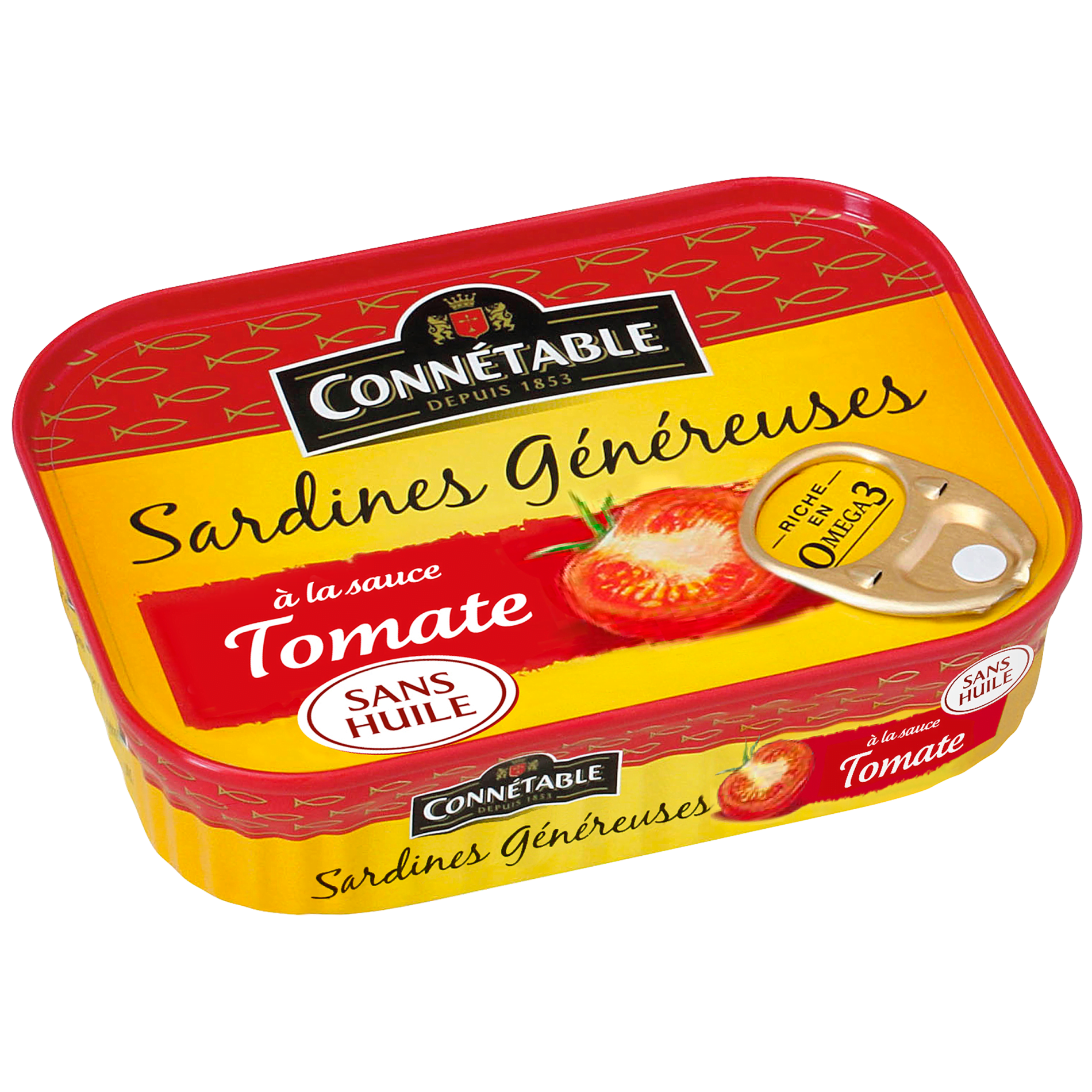 Sardines Généreuses, à la sauce tomate sans huile