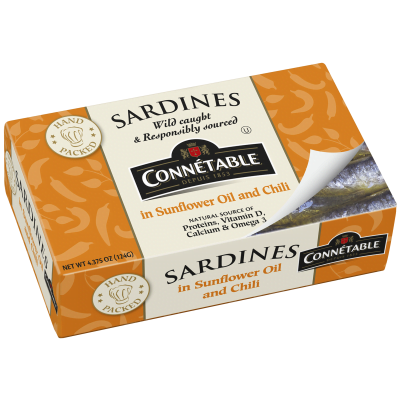 Our Plain Sardines, In Sunflower Oil & Chili