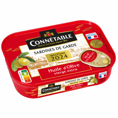 Sardines de Garde, confites et affinées 12 mois