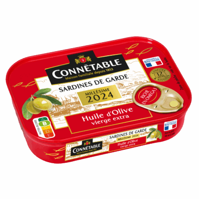 Sardines de Garde, confites et affinées 12 mois