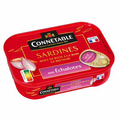 Sardines, aux échalotes