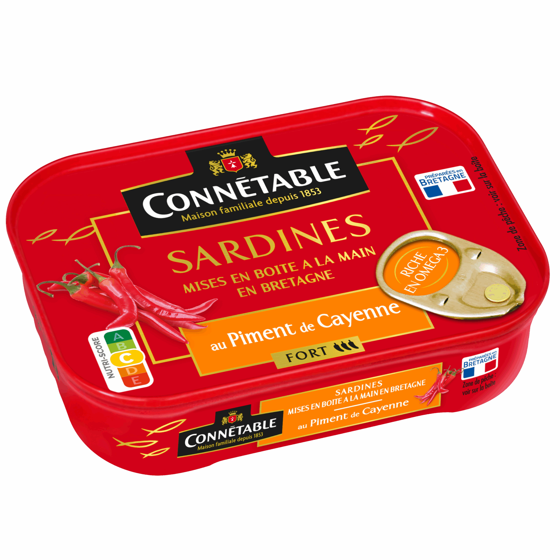 Sardines, au Piment de Cayenne