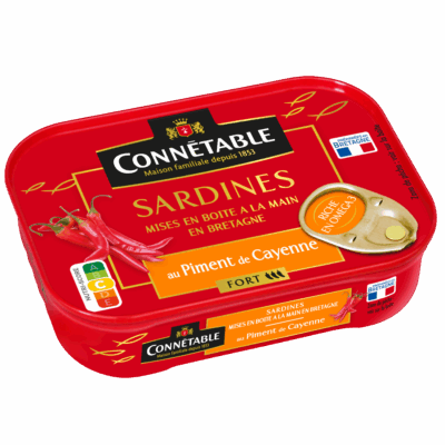 Sardines, au Piment de Cayenne