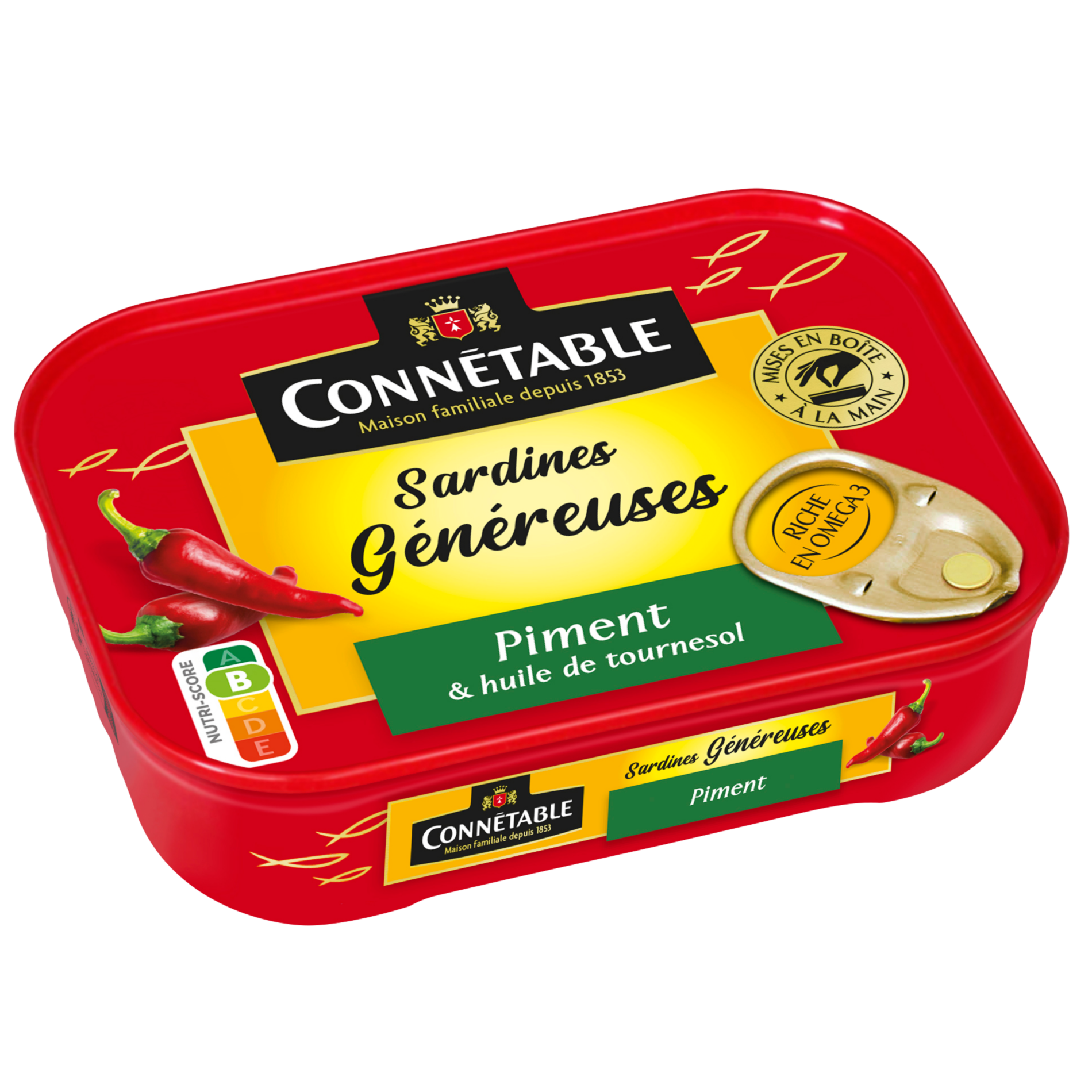 Sardines Généreuses, au piment