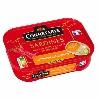 Sardines, au Piment de Cayenne
