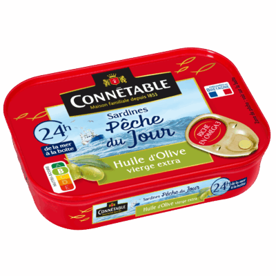 Sardines Pêche du Jour à l’huile d’olive vierge extra
