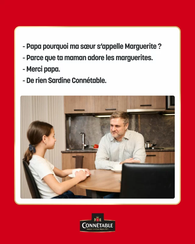 Les sardines Connétable, c’est une histoire de famille. 🐟