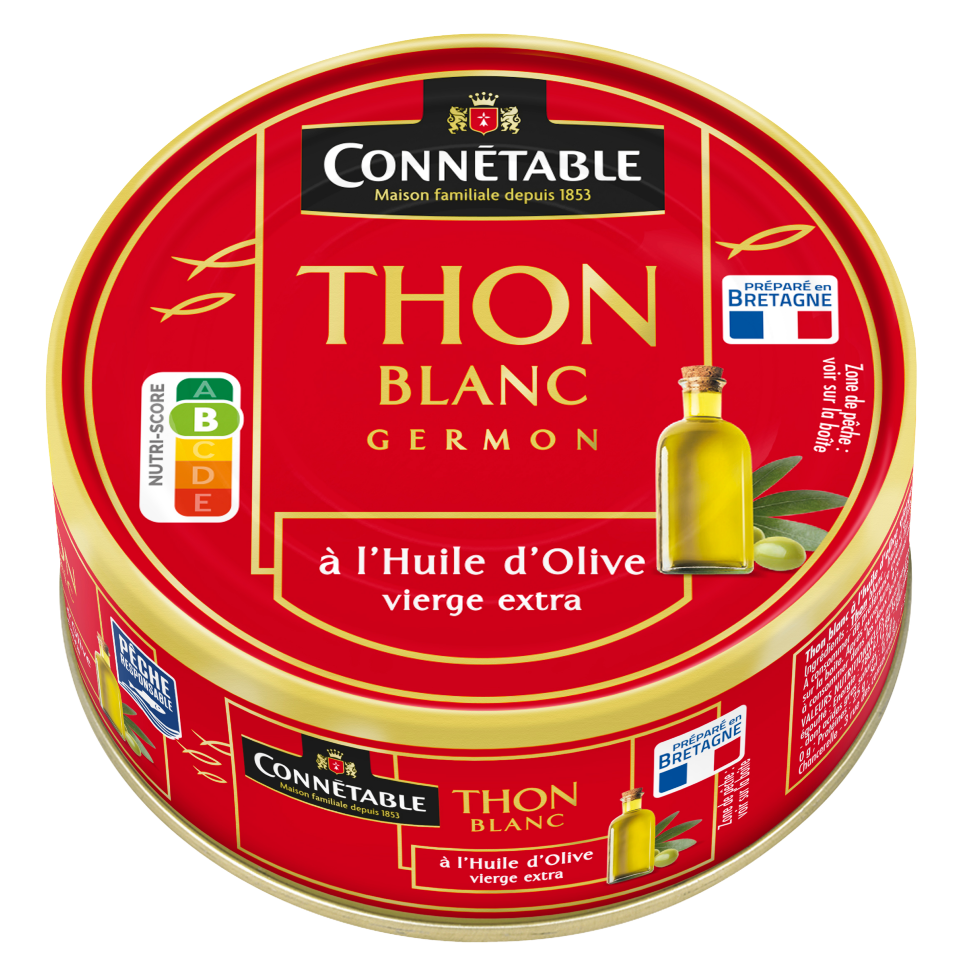 Thon blanc, à l'huile d'olive vierge extra